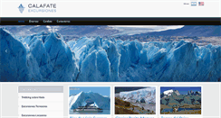 Desktop Screenshot of calafateexcursiones.com